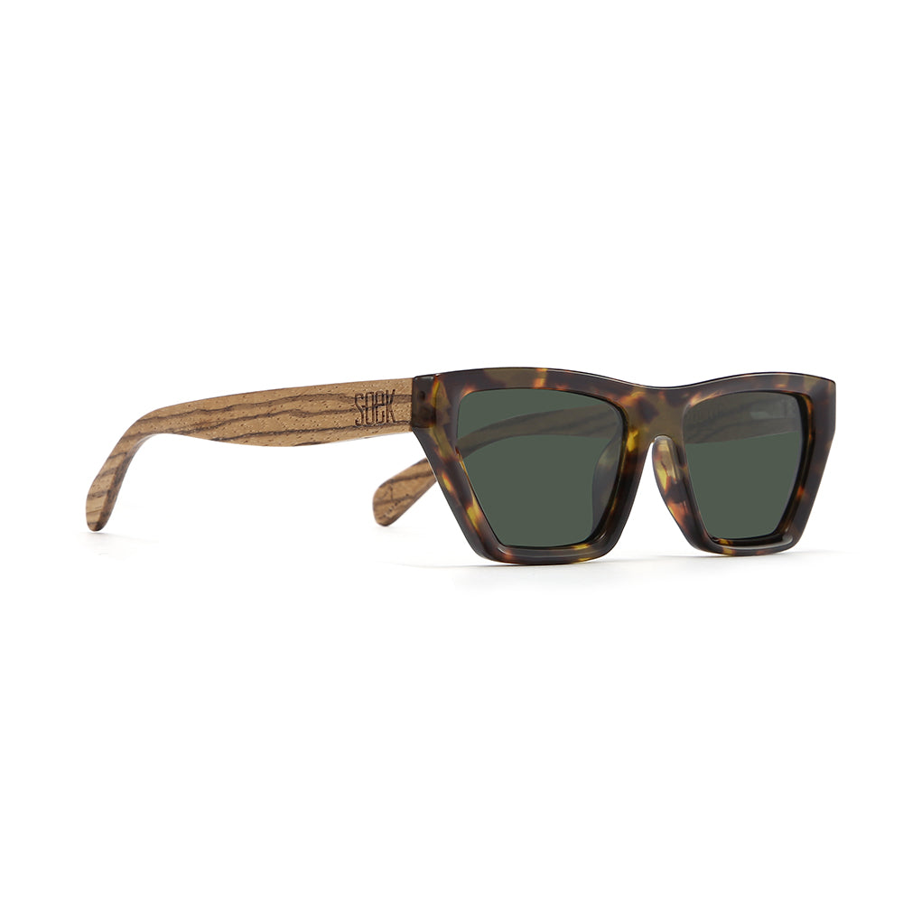 NILAA HONEY TORT l Graduated Brown Lens l Walnut Arms - Soek Fashion Eyewear New Zealand