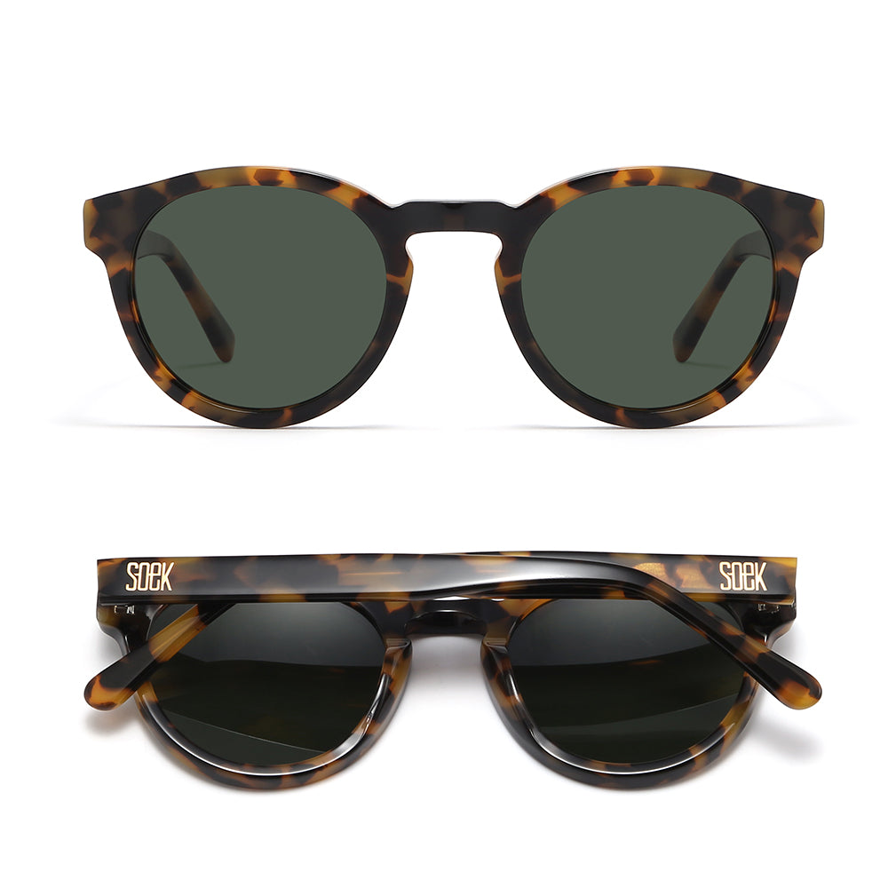 OTIS HONEY TORT - Bio Acetate Ivory Tortoise Frame l Khaki Polarised Lens