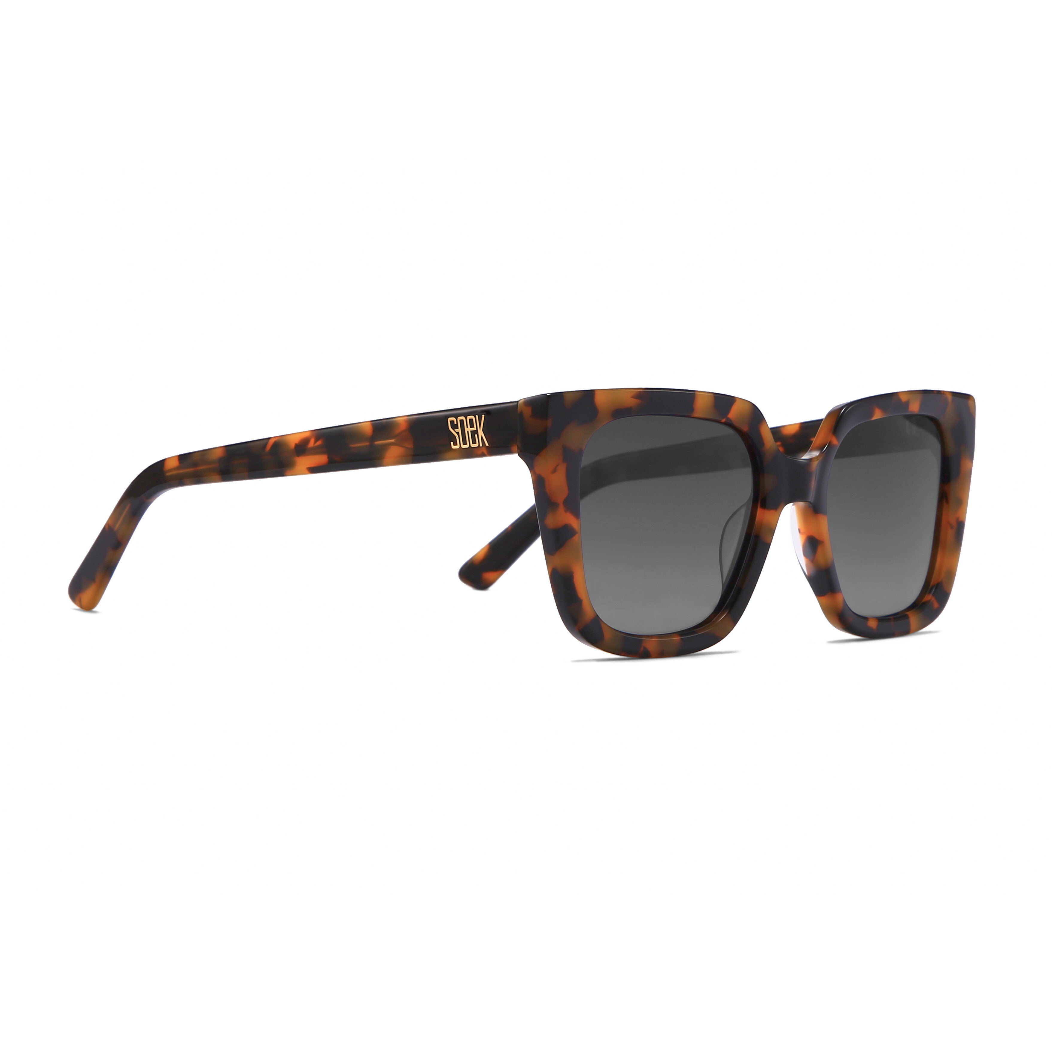 HARPER HONEY TORT - Bio Acetate Tortoise Frame l Brown Graduated Polarised Lens - Soek Fashion Eyewear Australia